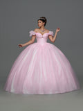 Pink, baby blue dress quinceañera, Style 80609